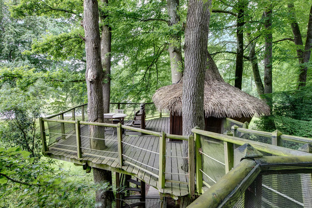 cabane dans les arbres les ormes