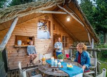 camping hutte les ormes