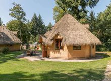 wooden cottages