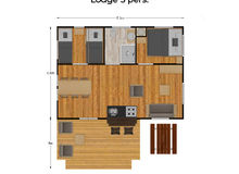 Plan Lodge 5 pers