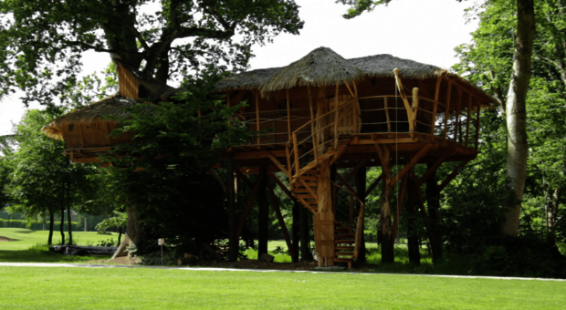 Cabane dans les arbres en famille - Hébergement insolite en Bretagne