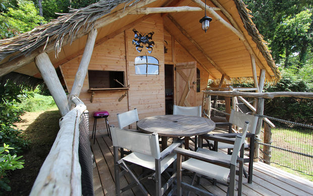 sejour nature en camping hutte les ormes